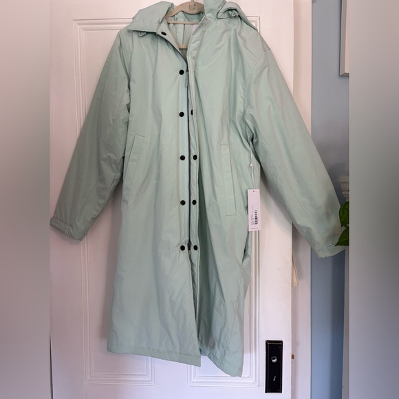 Saturdays NYC Melrose Field Lined Parka in Mist - Picture 1 of 7